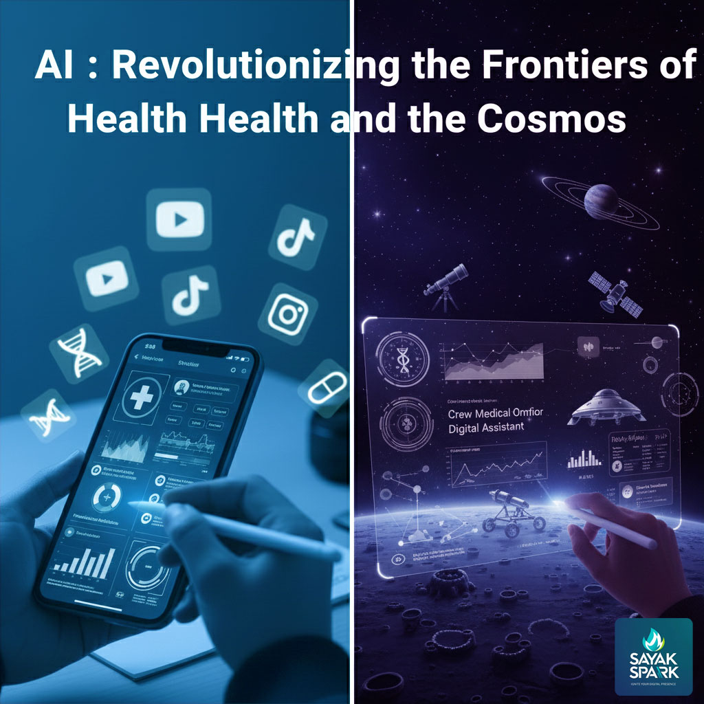 AI : Revolutionizing the Frontiers of Health and the Cosmos